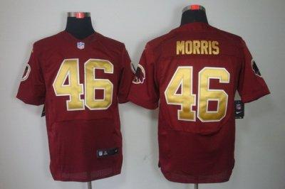 2012 NEW NFL Washington Redskins 46 Alfred Morris Red Jerseys (Elite)