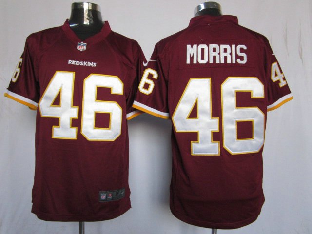 2012 NEW NFL Washington Redskins 46 Alfred Morris Red Jerseys(Game)