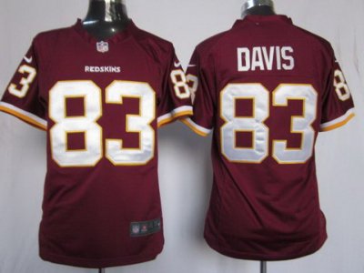 2012 NEW NFL Washington Redskins 83 Fred Davis Red Jerseys(Elite)