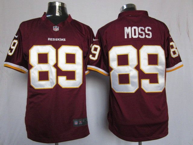 2012 NEW NFL Washington Redskins 89 Santana Moss Red Jerseys(Game)