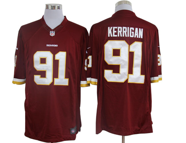 2012 NEW NFL Washington Redskins 91 Ryan Kerrigan Red Jerseys (Limited)