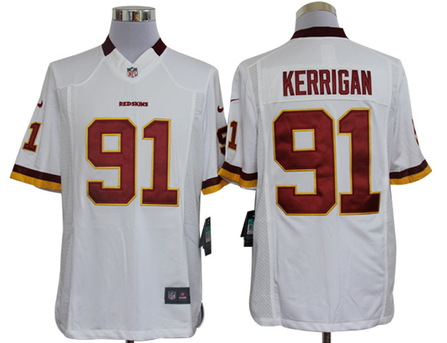 2012 NEW NFL Washington Redskins 91 Ryan Kerrigan White Jerseys (Limited)