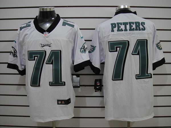 2012 NEW NFL Philadelphia Eagles 71 Peters White Jerseys(Elite)