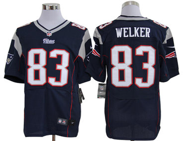 2012 new england patriots 83 wes welker blue elite