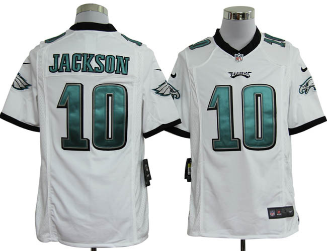 2012 NEW nfl philadelphia eagles 10 desean jackson white jerseys (game)