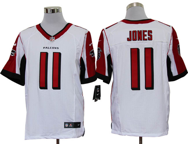 2012 NEW NFL Atlanta Falcons 11 Julio Jones White Jerseys (Elite)