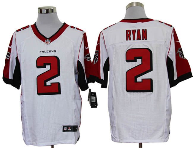 2012 NEW NFL Atlanta Falcons 2 Matt Ryan White Jerseys (Elite)
