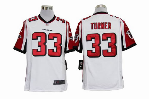 2012 NEW NFL Atlanta Falcons 33 Michael Turner White Jerseys (Game)