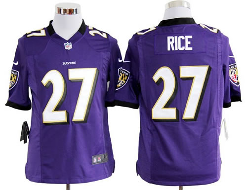 2012 NEW NFL Baltimore Ravens 27 Ray Rice Purple Jerseys (Game)