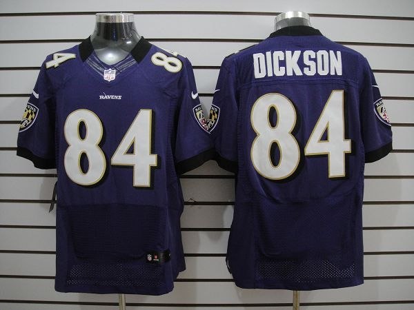 2012 NEW NFL Baltimore Ravens 84 Dickson Purple Jerseys (Elite)
