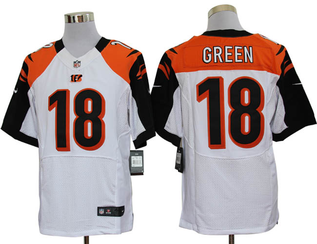 2012 NEW nfl cincinnati bengals 18 a.j. green white jerseys (elite)