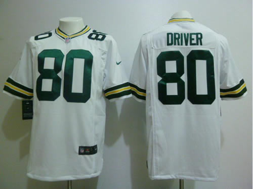 2012 NEW NFL Green Bay Packers 80 Donald Driver White Jerseys(Game)