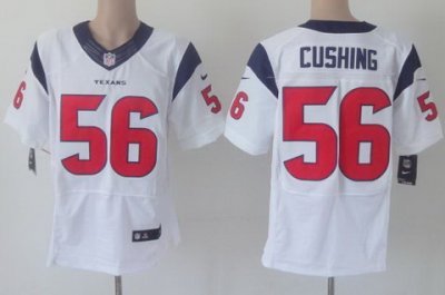 2012 NEW NFL Houston Texans 56 Brian Cushing White Jerseys (Elite)