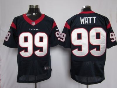2012 NEW NFL Houston Texans 99 J.J. Watt Blue Jerseys (Elite)
