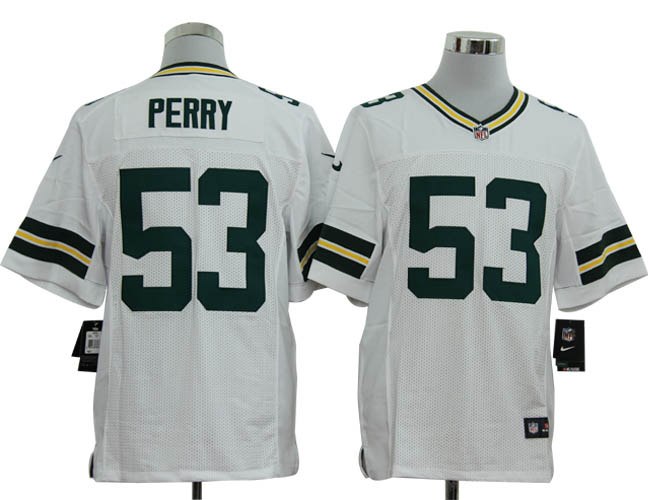 2012 NEW NFL Jerseys Green Bay Packers 53 Perry White Jerseys (elite)
