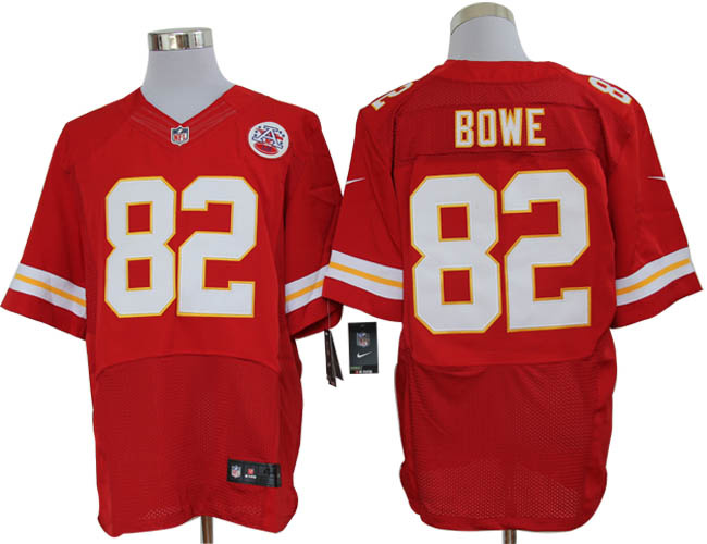 2012 NEW NFL Kansas City Chiefs 82 Dwayne Bowe Red Jerseys (Elite)