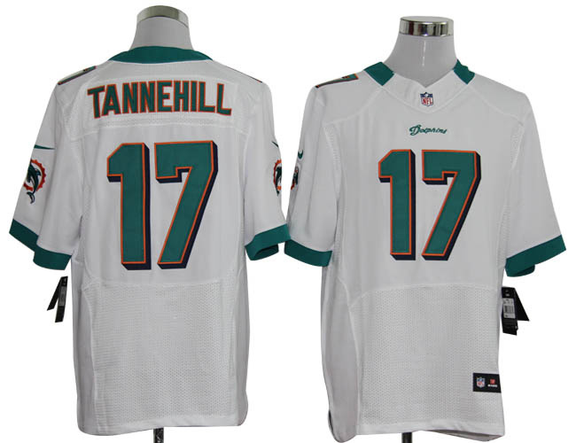 2012 NEW NFL Miami Dolphins 17 Ryan Tannehill White Jerseys (Elite)