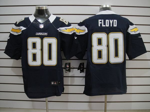 2012 NEW NFL San Diego Chargers 80 Floyd Blue Jerseys (Elite)