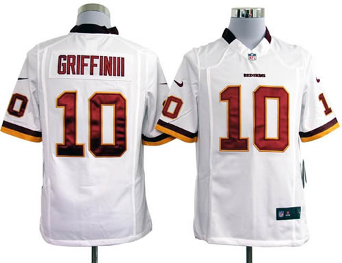 2012 nfl washington redskins 10 robert griffin iii white jerseys (game)