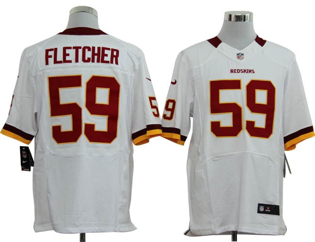 2012 NEW NFL Washington Redskins 59 London Fletcher White Jerseys (elite)