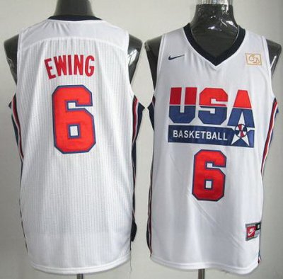 2012 USA Basketball Retro Jerseys #6 Patrick Ewing