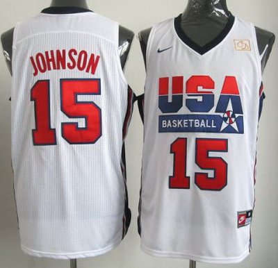 2012 USA Basketball Retro Jerseys 15# Magic Johnson