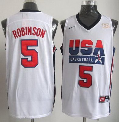 2012 USA Basketball Retro Jerseys 5# Robinson