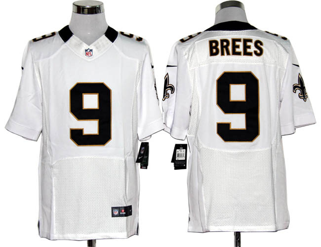 2012 new orleans saints #9 drew brees white elite jerseys