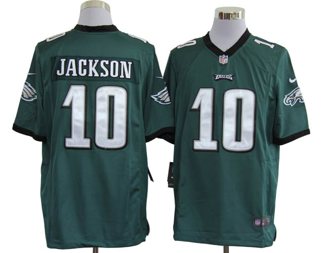 2012 nfl philadelphia eagles 10 desean jackson green jerseys (game)