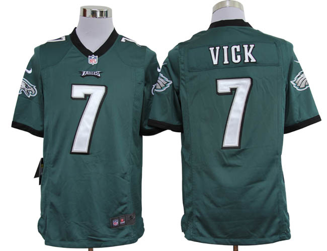 2012 nfl philadelphia eagles 7 michael vick green jerseys (game)