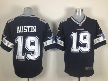 2012 dallas cowboys 19 miles austin blue jerseys(game)
