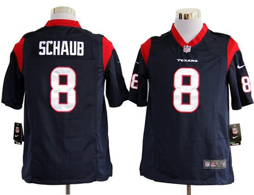 2012 houston texans 8 matt schaub team color jerseys (game)