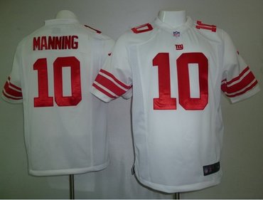 2012 new york giants 10 eli manning game white jerseys