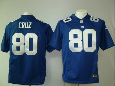 2012 new york giants 80 victor cruz game blue jerseys