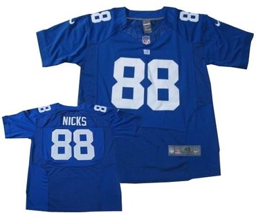 2012 new york giants 88 hakeem nicks elite team color jerseys blue