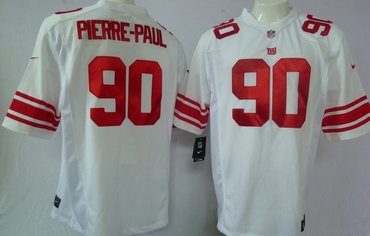 2012 new york giants 90 jason pierre-paul game white jerseys