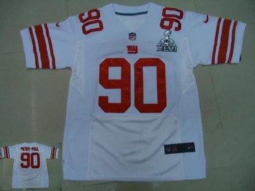 2012 new york giants 90 jason pierre-paul super bowl xlvi white (elite)