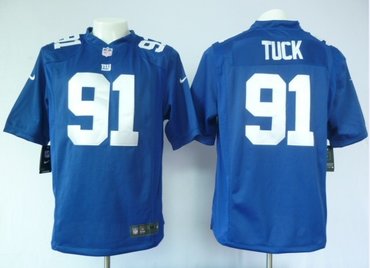 2012 new york giants 91 justin tuck game blue jerseys