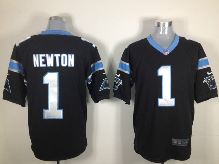 2012 nfl carolina panthers 1 cam newton black jerseys (game)