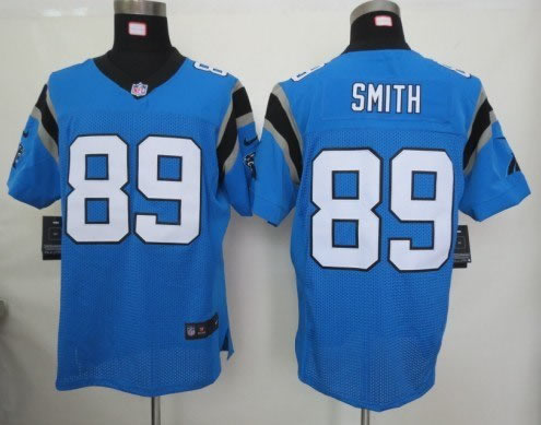 2012 NEW nfl carolina panthers 89 steve smith blue jerseys (elite)