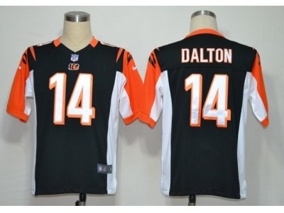 2012 NEW nfl cincinnati bengals 14 andy dalton black jerseys (game)
