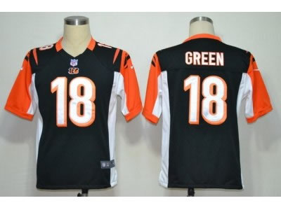 2012 NEW nfl cincinnati bengals 18 a.j. green black jerseys (game)