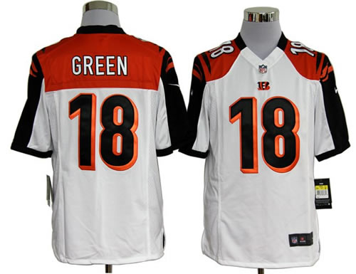 2012 NEW nfl cincinnati bengals 18 a.j. green white jerseys (game)