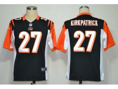 2012 NEW nfl cincinnati bengals 27 dre kirkpatrick black jerseys (game)