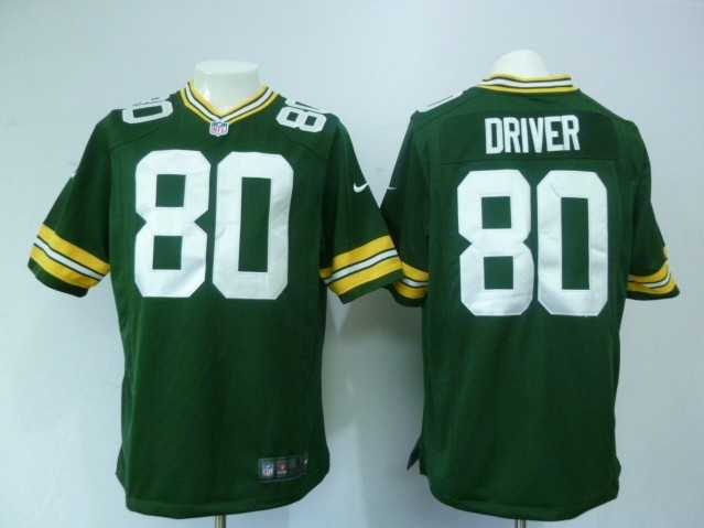 2012 nfl green bay packers 80 donald driver green jerseys(game)