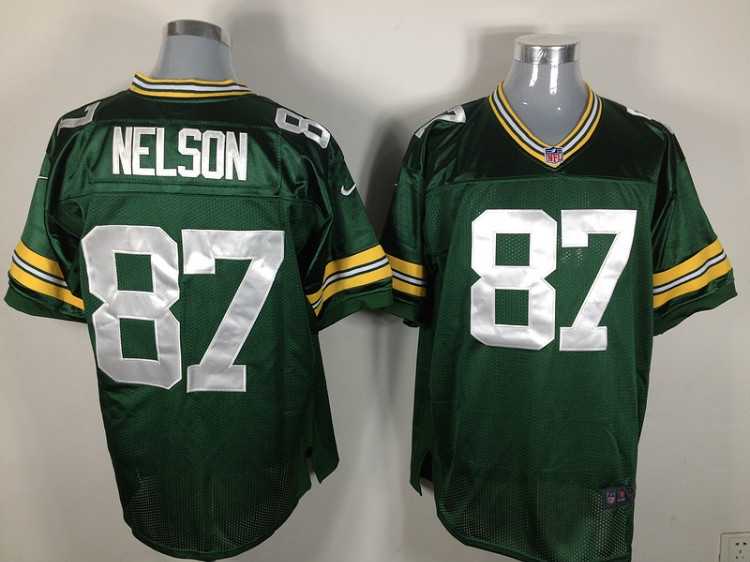 2012 nfl green bay packers 87 jordy nelson green jerseys (game)