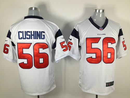 2012 nfl houston texans 56 brian cushing white jerseys (game