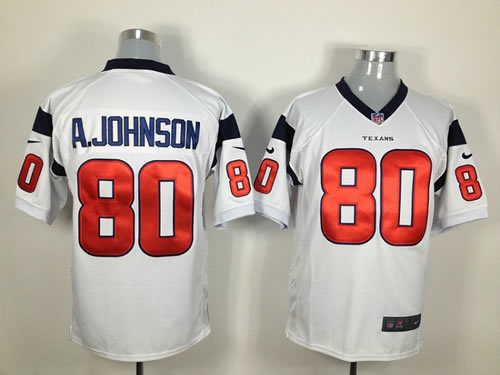 2012 nfl houston texans 80 andre johnson white jerseys (game)