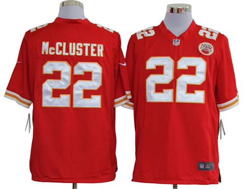 2012 NEW nfl kansas city chiefs 22 dexter mccluster red jerseys (game)