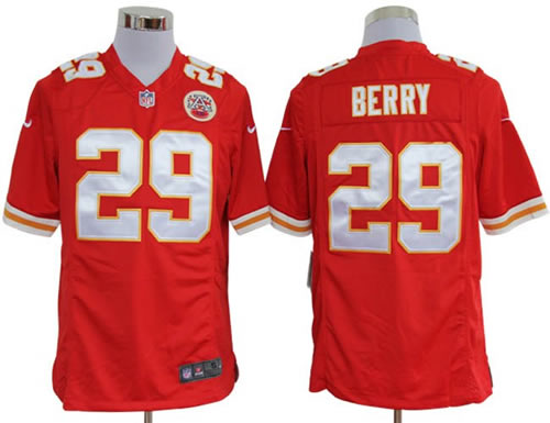2012 NEW nfl kansas city chiefs 29 eric berry red jerseys (game)